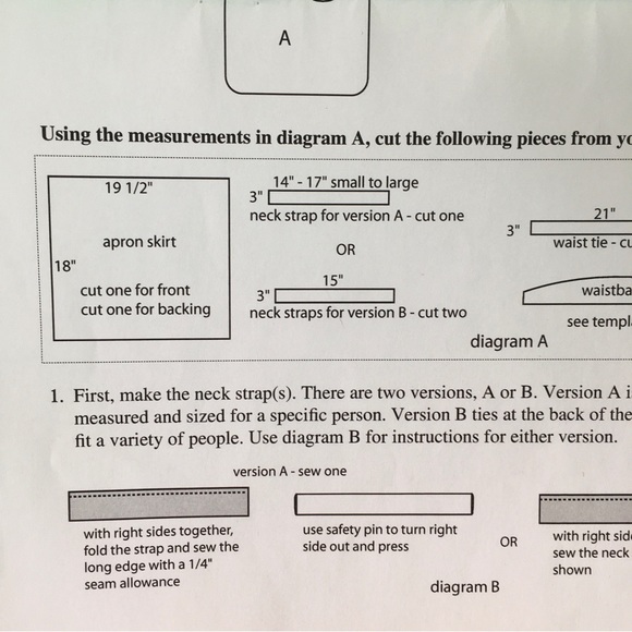 📍”Friday NIght Apron" Pattern by Vanilla House Designs🪡🧵 - Picture 7 of 8